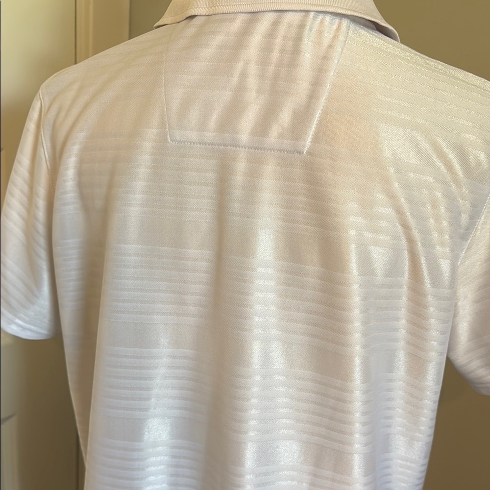 Antigua White Golf Polo Shirt - Picture 3 of 7
